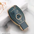 Чехол для автомобильного ключа, чехол для ключей для Mercedes Benz A B C S Class AMG GLA CLA GLC W176 W221 W204 W205, аксессуары, держатель, оболочка, брелок