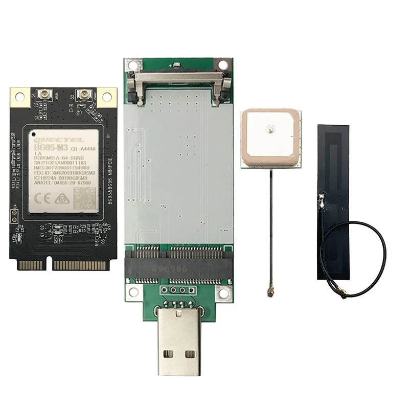 Модуль Quectel BG95 BG95-M3 мини-модуль PCIE LTE Cat M1/Cat NB2/EGPRS с переходником MINIPCIE на USB GPS 4G FPC PCB