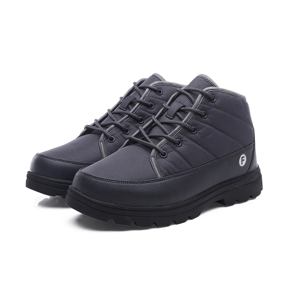 Ankle Warm Boots Men Winter Boots Fashion Boots Men Winter Snow Casual Lace-up Shoes Men Outdoor Light