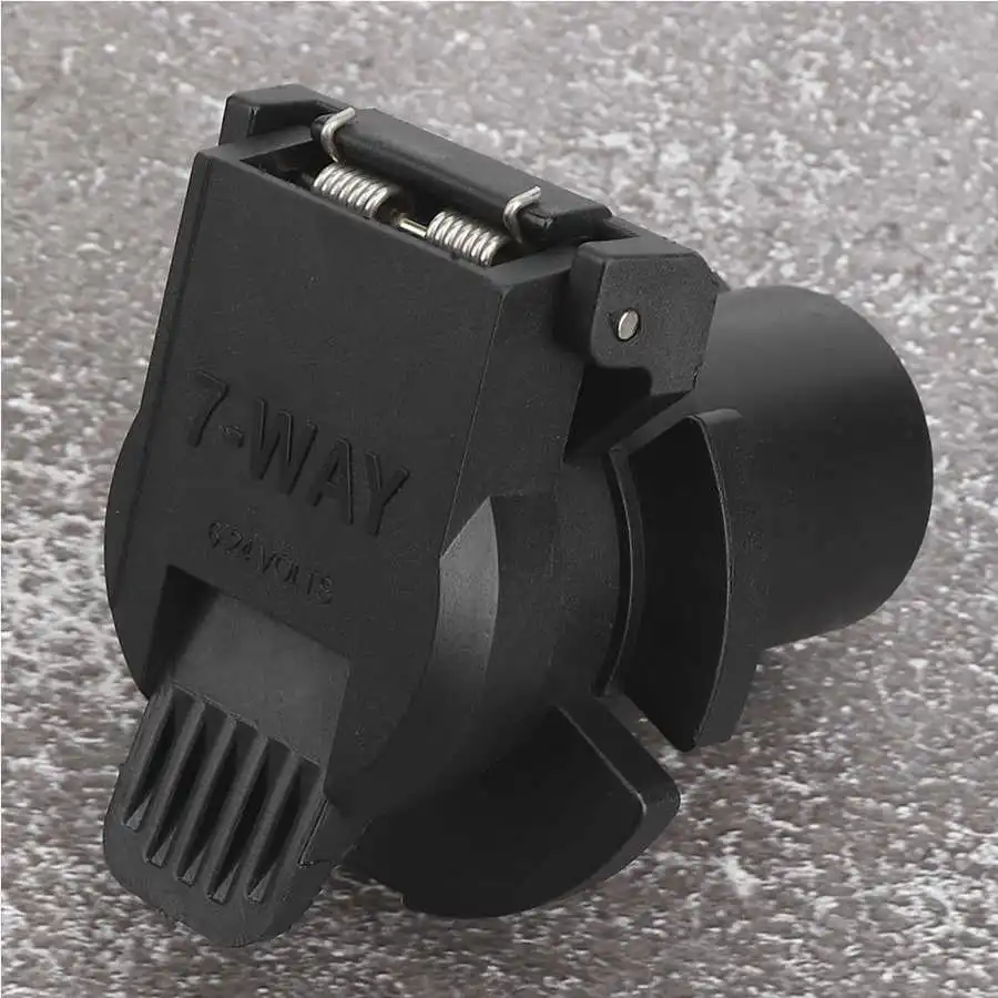 

7-Way RV Blade Power Socket Plug Accessory US 6-24V for 7-Pin RV and