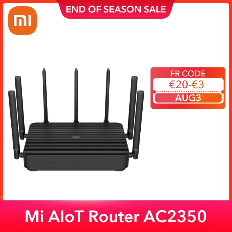 Беспроводной маршрутизатор Xiaomi Mi AIoT AC2350 Wi Fi роутер с 7 антеннами высоким