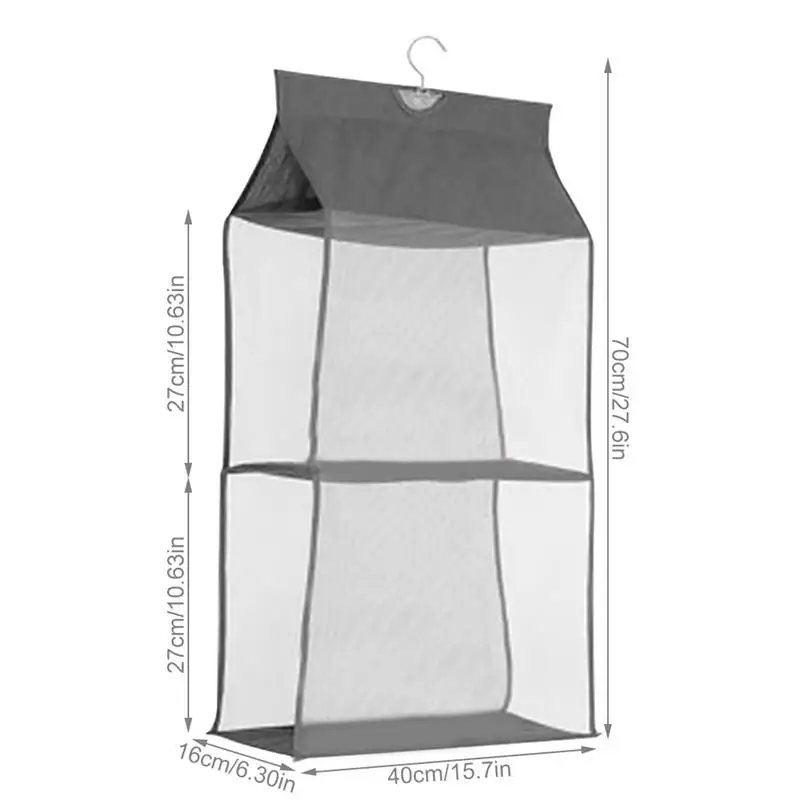 

Handbag Hanging Organizer Hanging Wardrobe Organizer Three-Dimensional Storage Hanging Bag Handbag Organizer For Closet
