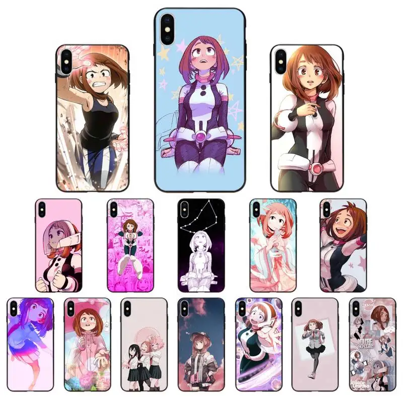 

Yinuoda Ochako Uraraka Phone Case for iphone 11 12 Mini Pro Max X XS MAX 6 6s 7 8 Plus 5 5S 5SE XR SE2020