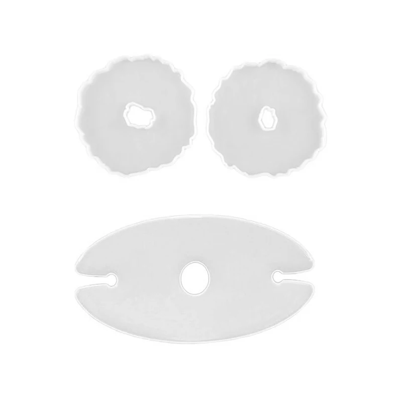 

3Pcs Irregular Tray Mould Cup Holder Mold Epoxy Resin Mold Handmade Crafts for DIY Jewelry Making Supplies