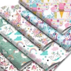 Листы из искусственной кожи с изображением животных, единорог, кит, цветочный узор, ткань из искусственной кожи с рисунком для фотографий