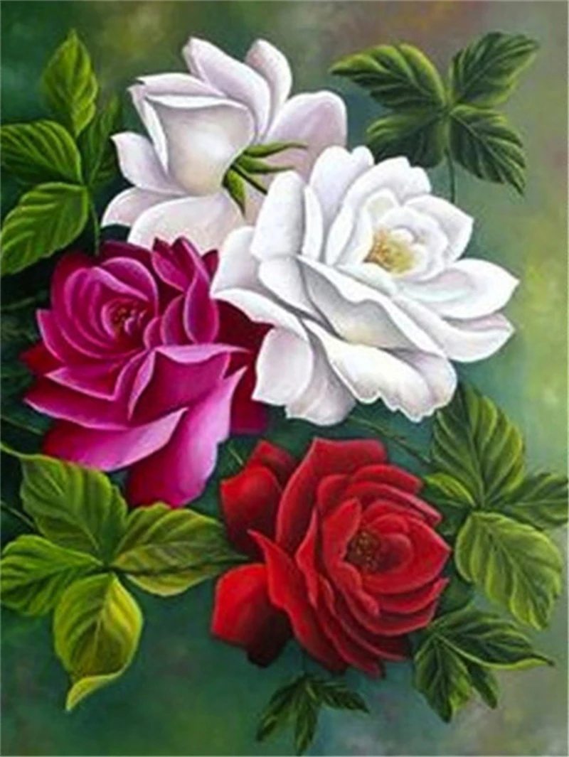 

Набор для рисования по номерам на холсте, 40x50 см