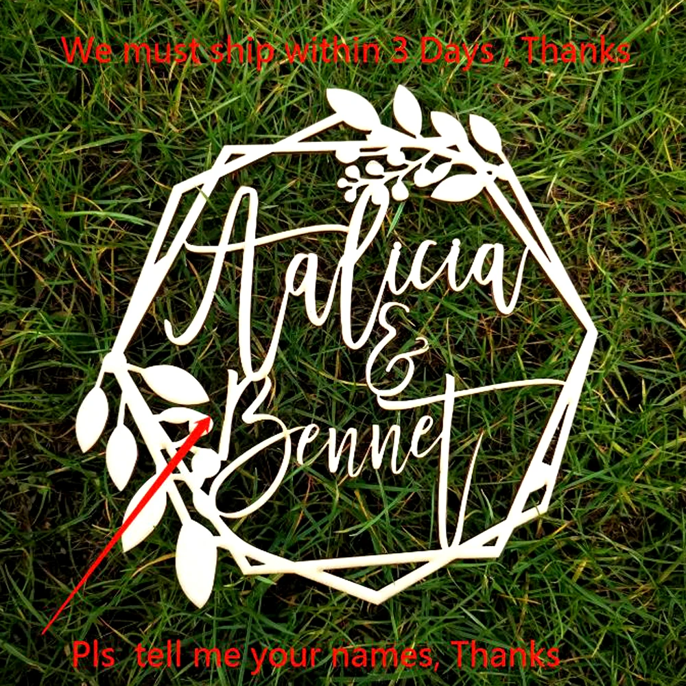 Свадебный реквизит под заказ с именем Мистер и миссис деревянное свадебное