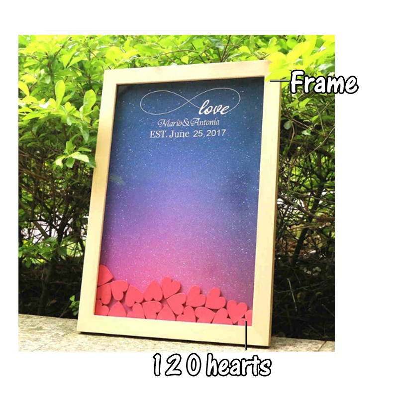 Индивидуальная книга для гостей на свадьбу свадебное украшение простое и Милое