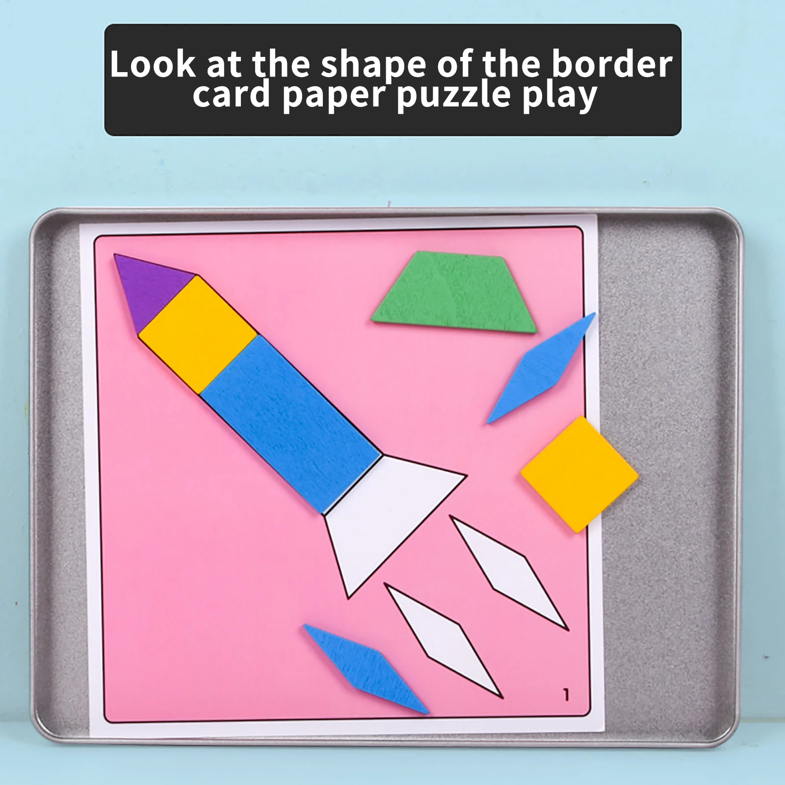 

Montessori New Kids Wooden 3d Jigsaw Puzzle Clever Board Baby Educational Learning Developing Colorful Toys For Children