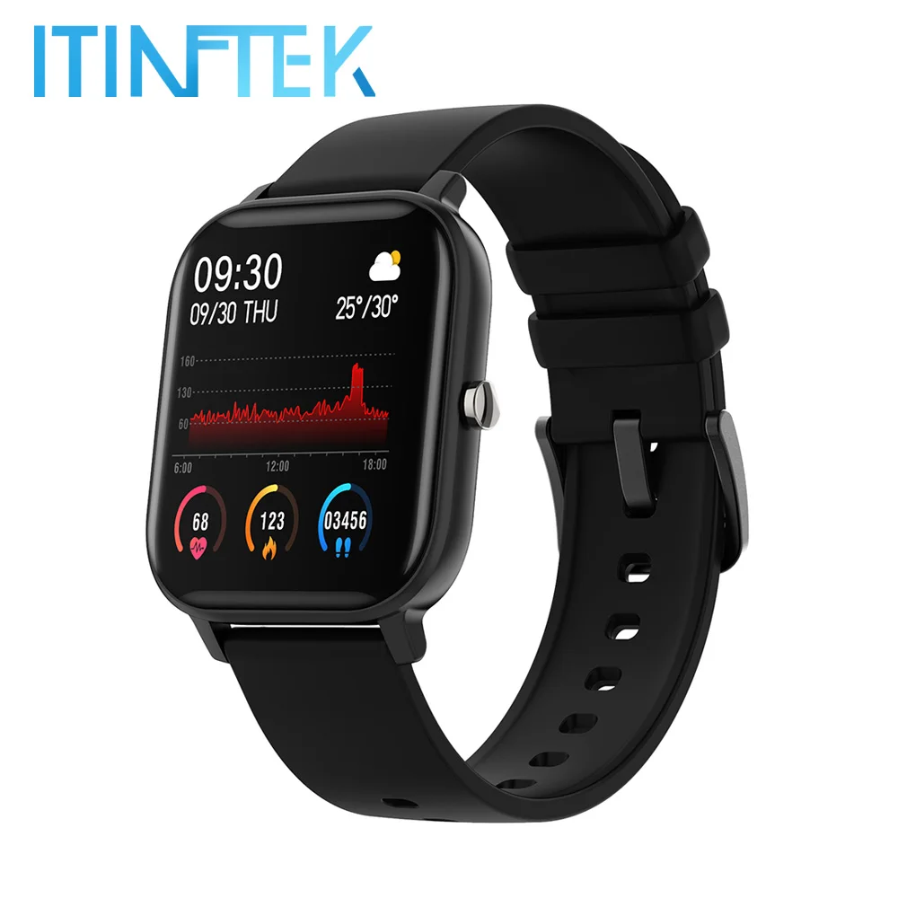 Умные часы Full Touch P8 для бега спортивные мужчин и женщин Bluetooth фитнес трекер