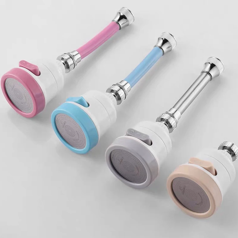 

360 Degree Spray Nozzle Anti-splash Water Filter Adapter 3 modes Sink Aerator Nozzle Sprayer Shower Head Home Faucet Accessories
