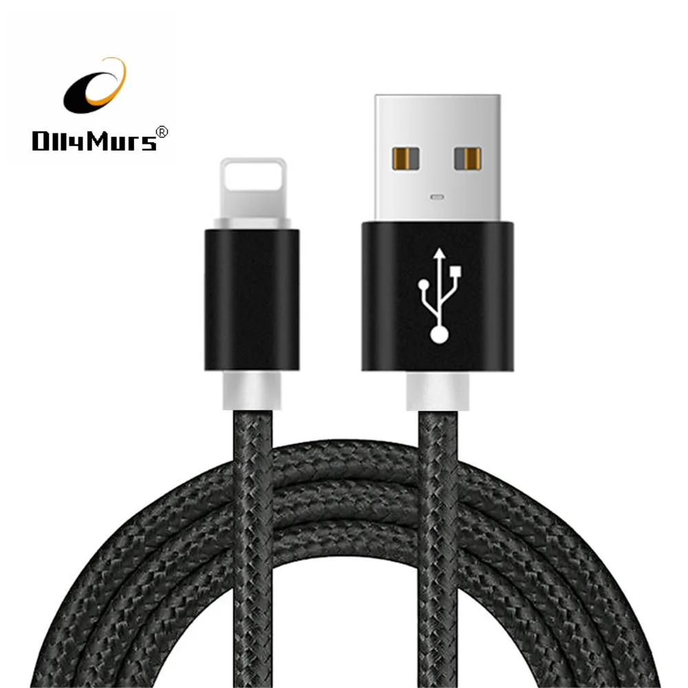 Плетеный usb кабель для зарядки данных iPhone 5 5S 6 6S 7 8 Plus X XR XS Max быстрое зарядное