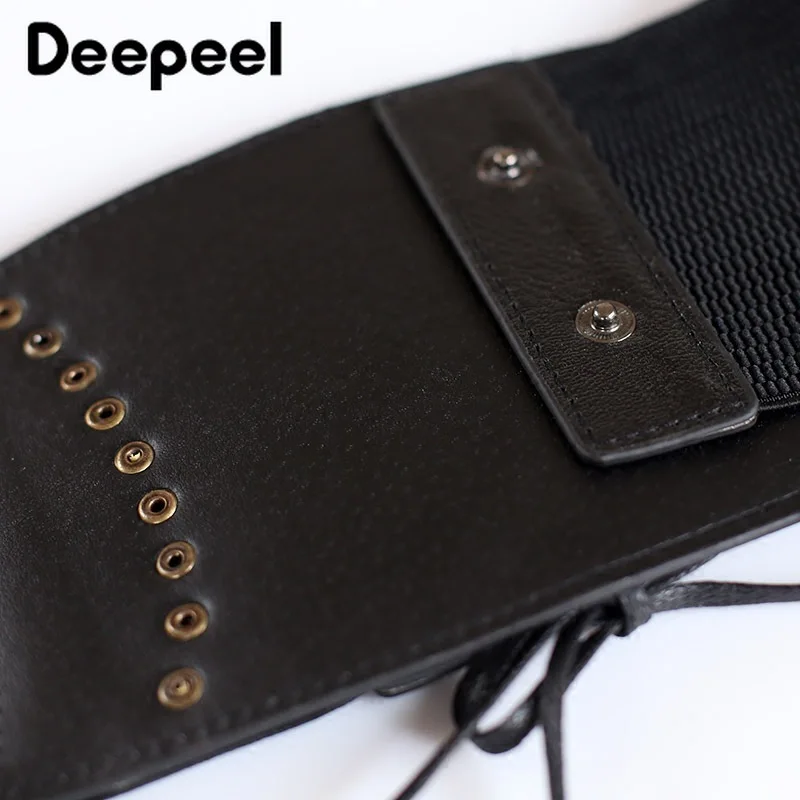 Deepeel 1 шт. модная Twotwinstyle эластичные широкие пояса женский широкий ремень