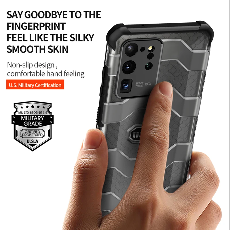 

Armor Case For Samsung Galaxy S20 Ultra Hybird TPU Hard PC Shockproof Anti-Fall Protection Cover For Samsung S20 S20 Plus
