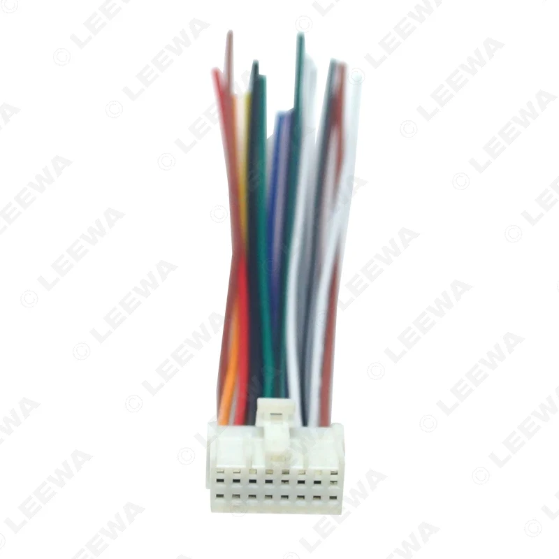 Автомобильный стерео радиоприемник LEEWA 16 контактный провод жгут проводов для