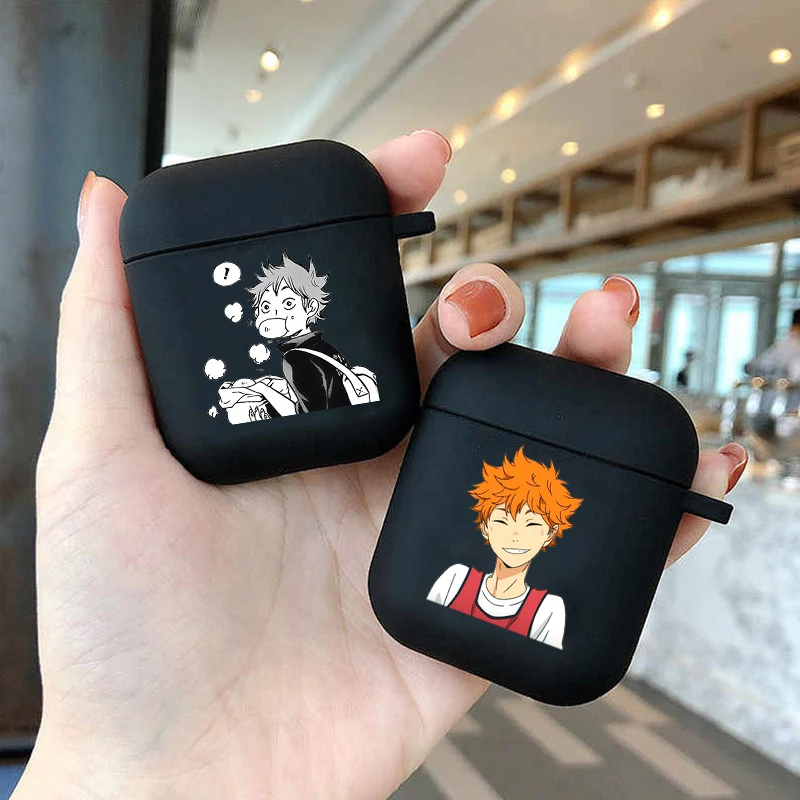 

Japan Anime Oya Oya Oya Haikyuu Love Volleyball Soft silicone TPU Case For AirPods Pro 1 2 3 Wireless Bluetooth Earphone Box