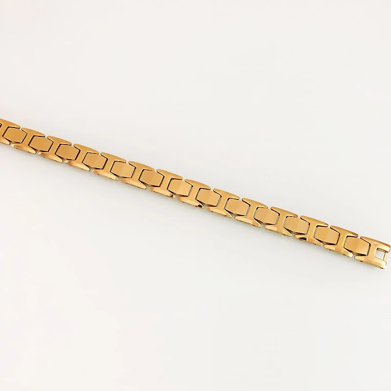 Позолоченный Браслет из вольфрамовой стали для мужчин биозабота о здоровье