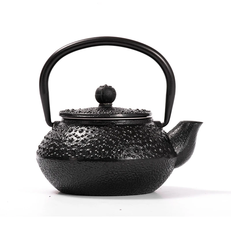 

0.3L Japanese Style Cast Iron Tea Pot Type Teapot Kettle Boiler with Strainer Boiling Water Tea Pot Home Kitchen