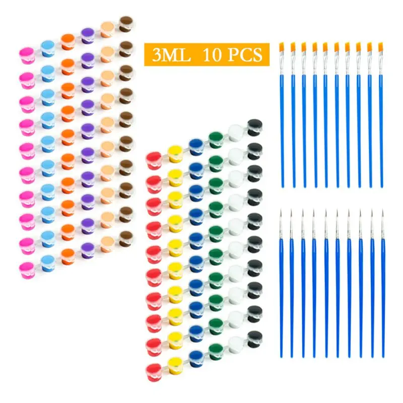 Набор красок из акрила 6/12 цветов | Дом и сад