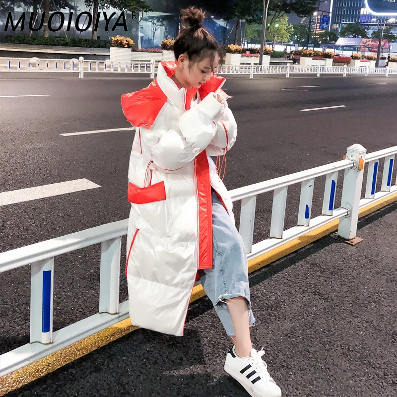 

Korean Style Hooded Parkas Jacket Women's Winter Down Jackets Long Thick Coat Female Jackret Woman Clothes Mujer Chaqueta WPY919