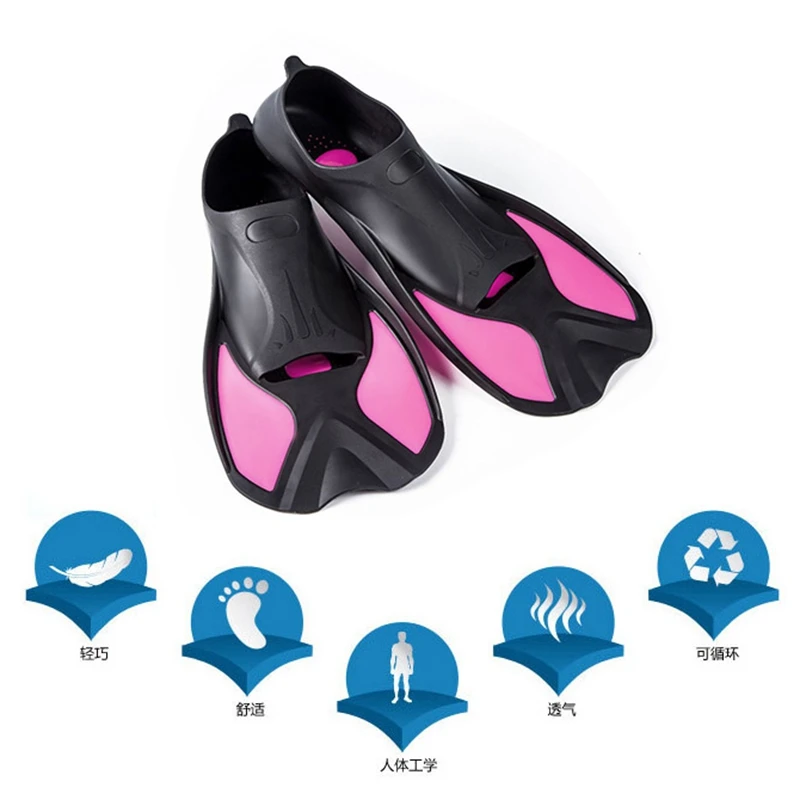 

Swimming Fins Diving Swimming Set Foot Duck Webbed Men and Women Fins