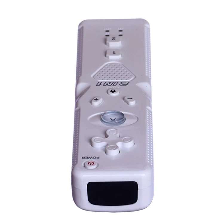 new 1pcs Built-in Motion Plus Remote Controller for Wii Gamepad With Silicone Case and Hand Strap wii command | Электроника