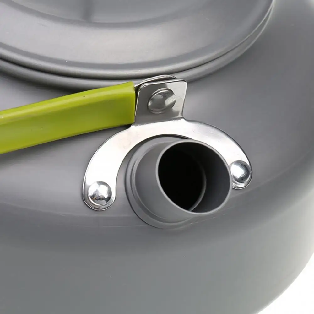 Портативный Серебристый маленький котел для пикника барбекю л походный чайник