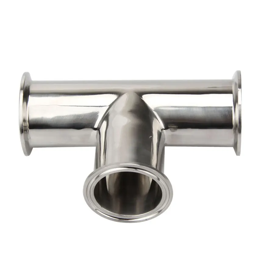 1 5 "38 мм санитарно Tri Clamp Наконечник 3 пути тройник SS304 Нержавеющая сталь|stainless steel