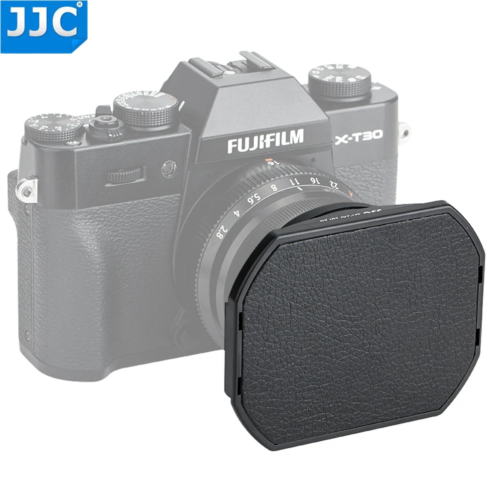 JJC LH-JXF16F28 черная байонетная бленда объектива с крышкой капота может поставить на