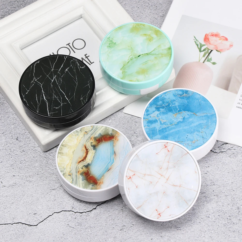 Чехол для контактных линз унисекс с мраморным рисунком зеркалом|Очки аксессуары|