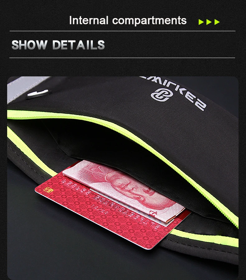 Поясная Сумка CWIKLES водонепроницаемая поясная сумка женская и мужская Спортивная