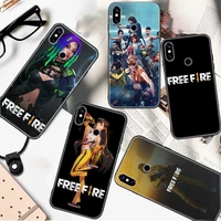 phone case for redmi 7 8 9 a k20 30 pro note 8 9 pro 9s free fire game art coque