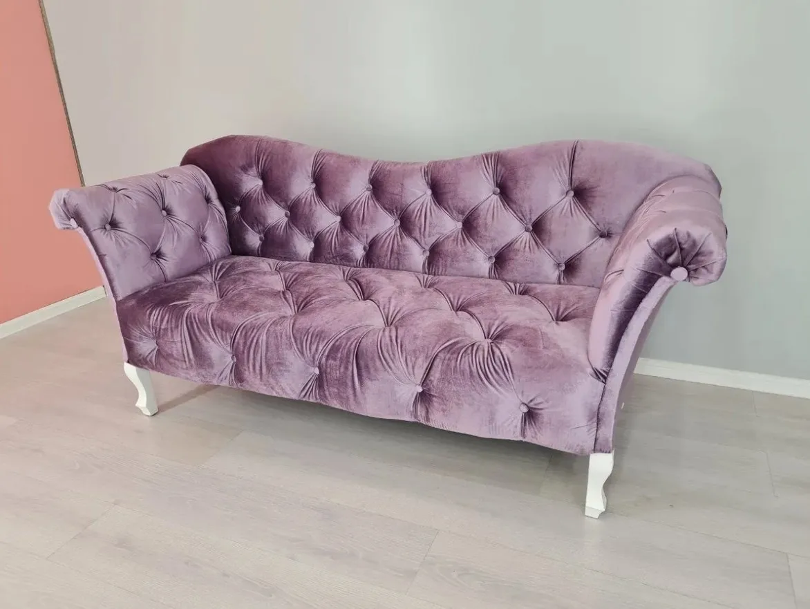 Диван Тканевый бархатный Futon для компактной гостиной квартиры общежития х49 х76 см