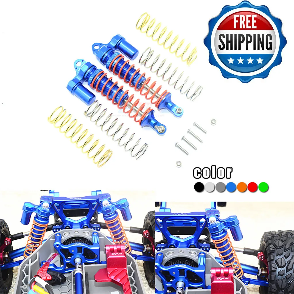 Алюминиевый задний фрикционный амортизатор 102 мм для TRAXXAS 1/10 SLASH rdler 4X4 VXL 67076 4 4x4