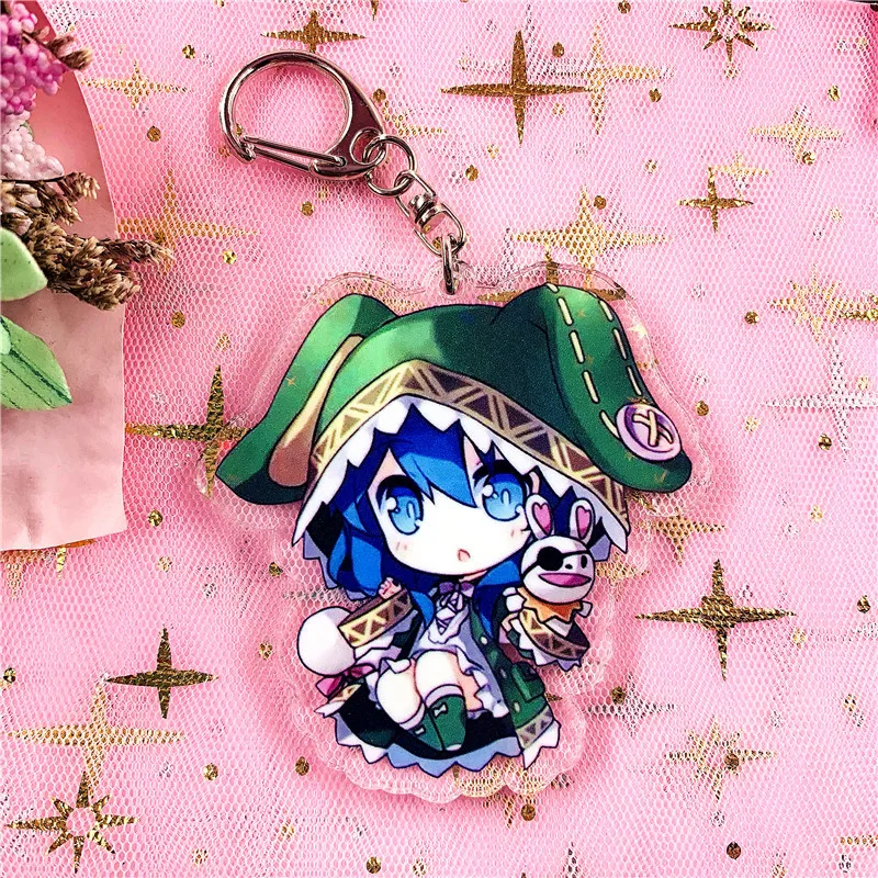Брелок для ключей с фигурками из аниме DATE A LIVE Yoshino Tokisaki Kurumi декоративная