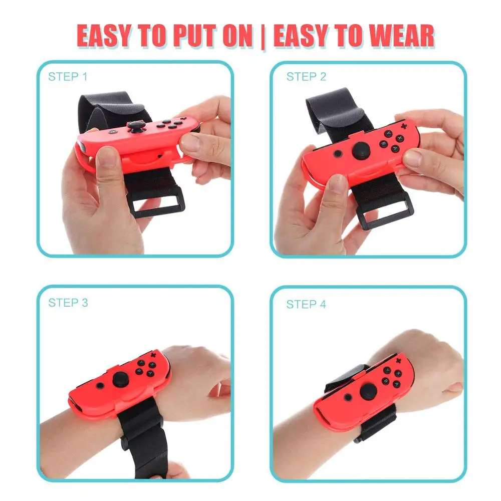 Регулируемый Набор браслетов совместимый для Nintendo Switch Joy pad контроллера геймпад с