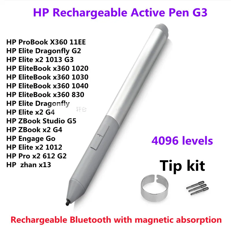 4096 оригинальный стилус активная ручка G3 для ноутбука HP Elite Dragonfly G1 G2