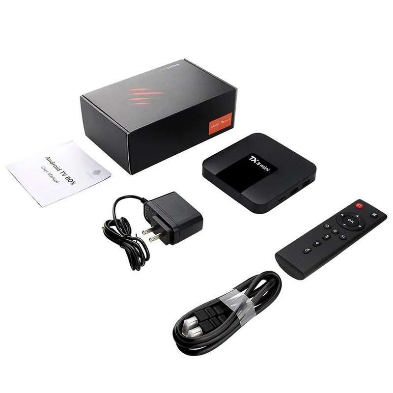 Amlogic S905W Smart TV Box Android 9.0 8GB 16G WiFi Decoding Bluethooth Google Play Media Server Set Top BOX | Электроника