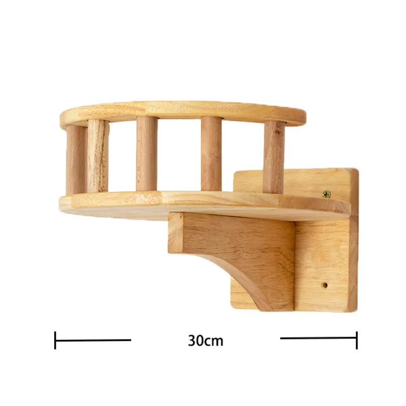 Кошка деревянная прыгающая рама настенная скалолазальная платформа для котенка