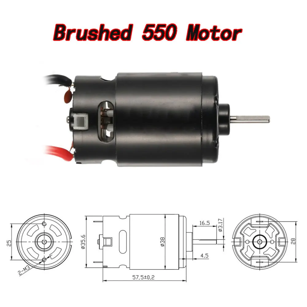 водонепроницаемый мотор 60a brushed xt60