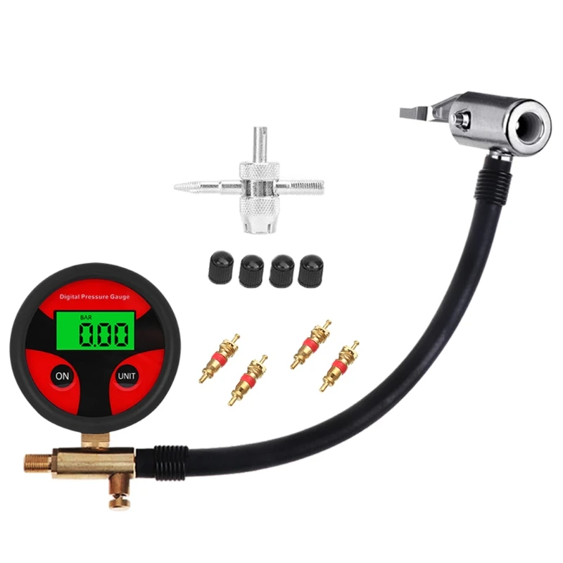 

Tire Pressure Gauge Quickly Measure LED Display Tire Pressure Gauge Tool