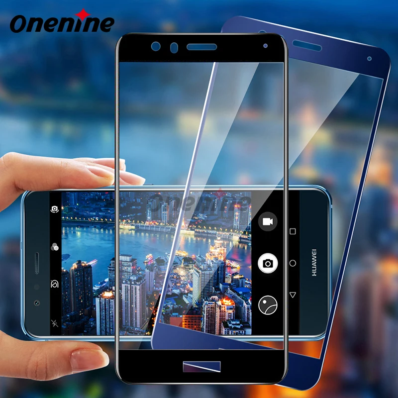 Onenine 4D Защитное стекло для Huawei P10 Plus экрана полное покрытие закаленное 3D изогнутая