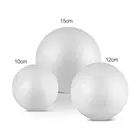 10 см 12 см 15 см шар из пенополистирола для моделирования, пенопласта, белый ремесленный шар для сделай сам, рождественские украшения для вечеринки, подарки, лидер продаж