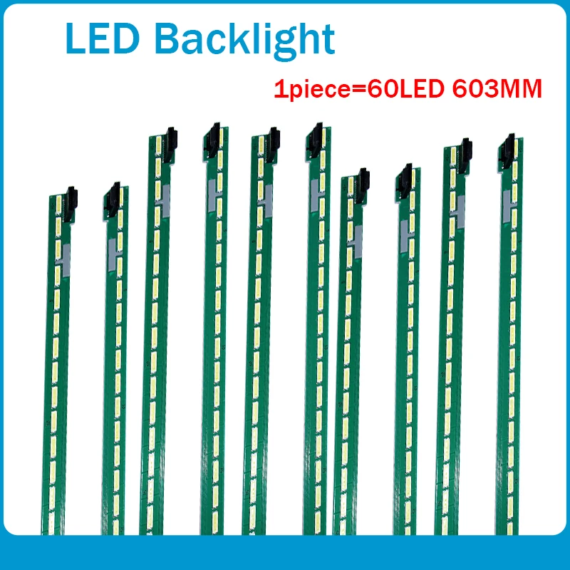 Новый комплект 10 шт. 60 светодиодов 603 мм светодиодная полоса для LG 55UH650V 6922L 0189A