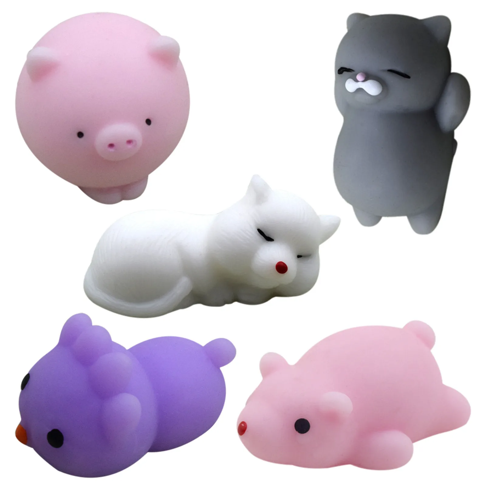 

Top Fidget Toys Squishy 5pack Cute Animal Toys Stress Relief Set Slow Rising Fidget Toys For Kids Adults Stress Reliever Toys