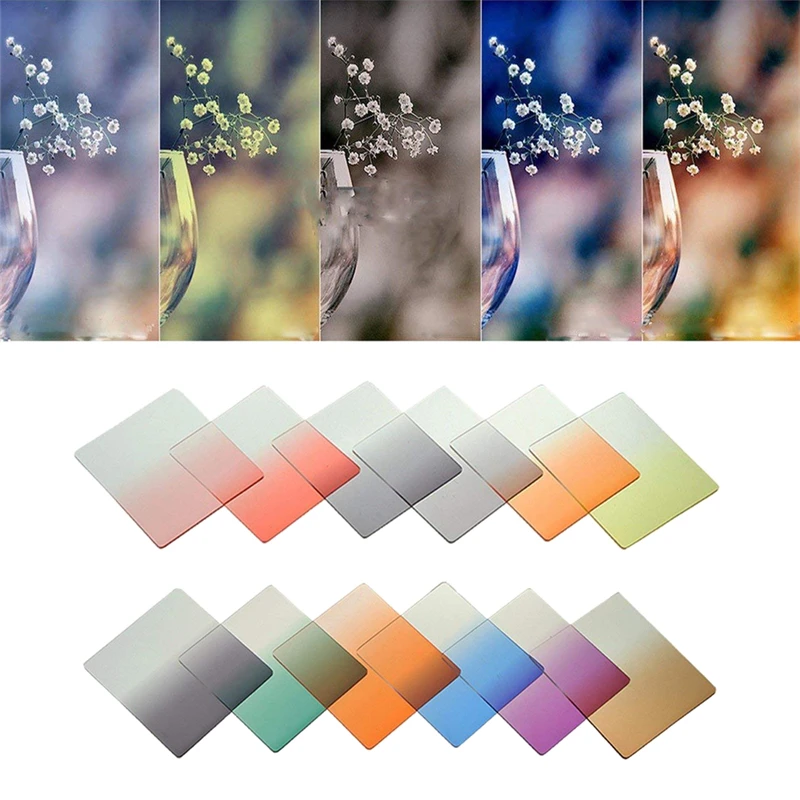 Универсальный полноцветный фильтр нейтральной плотности 40 в 1 набор квадратных