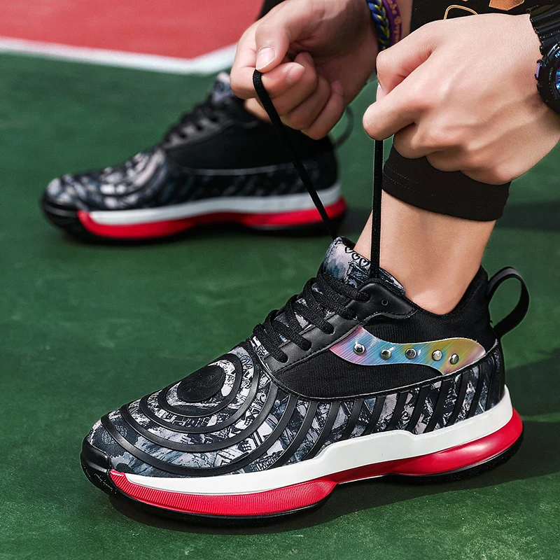 Высококачественные баскетбольные кроссовки мужские амортизирующие