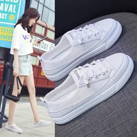 ins net surface breathable white shoe female new summer 2021 running flat sandals recreational shoe a2021 1
