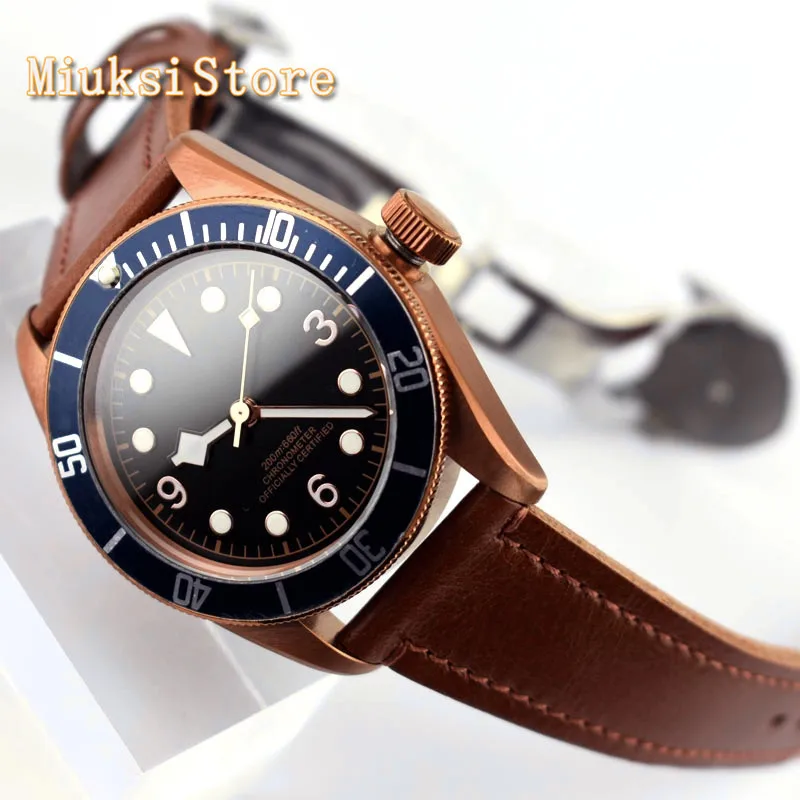 Часы мужские водонепроницаемые с сапфировым стеклом 41 мм | Наручные часы