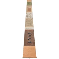 long scroll painting of chinese ancient xuan paper